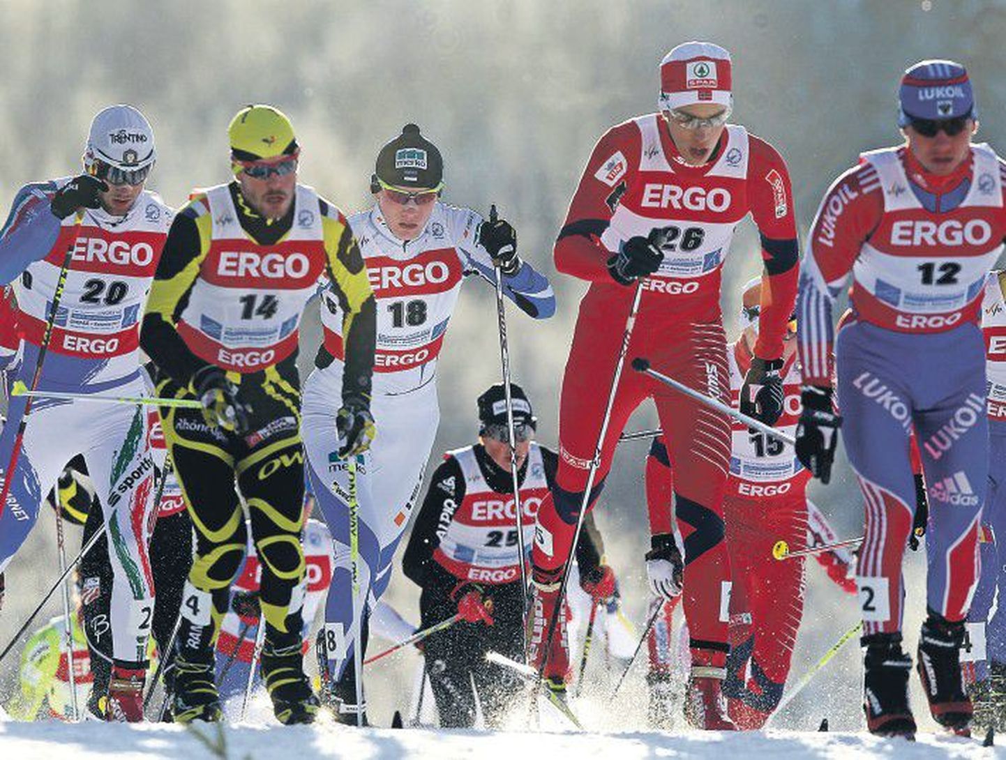 Похоже, что бег на лыжах — это уже не самый сильный зимний вид спорта в Эстонии. По крайней мере, результаты ЧМ U-23 указывают именно на это. Лучший молодой спортсмен в гонке со сменой лыж Карел Таммъярв (№18) занял лишь девятое место. А вот в двоеборье и прыжках с трамплина Каарел Нурмсалу получил три бронзовые медали.
