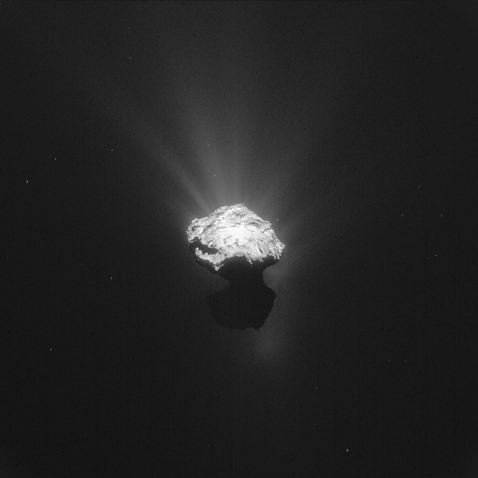 Komeet 67p/Tšurjumov-Gerasimenko.