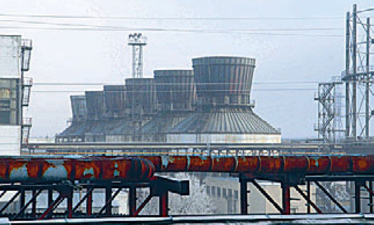 Цеха завода "Нитроферт" в Кохтла-Ярве.