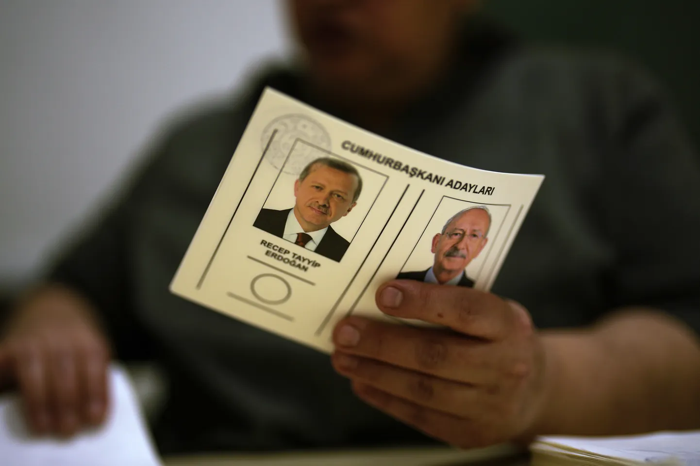Türgi presidendivalimiste teise vooru hääletussedel