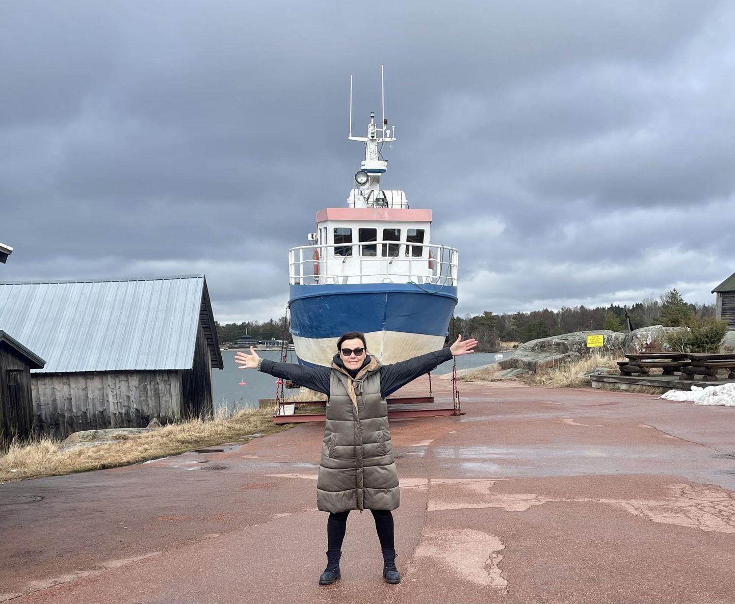 Margit Pruul lõpetas Hiiumaa ametikooli väikesadama spetsialistina 2020. aastal, praktikale Ahvanamaale Käringsundi sadamasse sai ta koroona tõttu alles nüüd. 