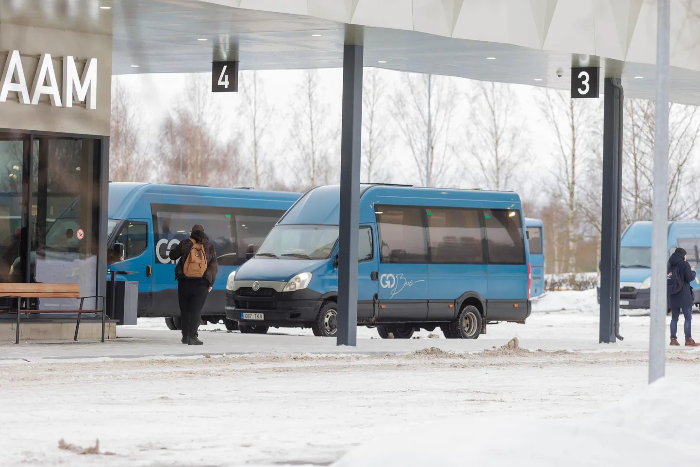 Põlva bussijaam. Foto on illustratiivne.