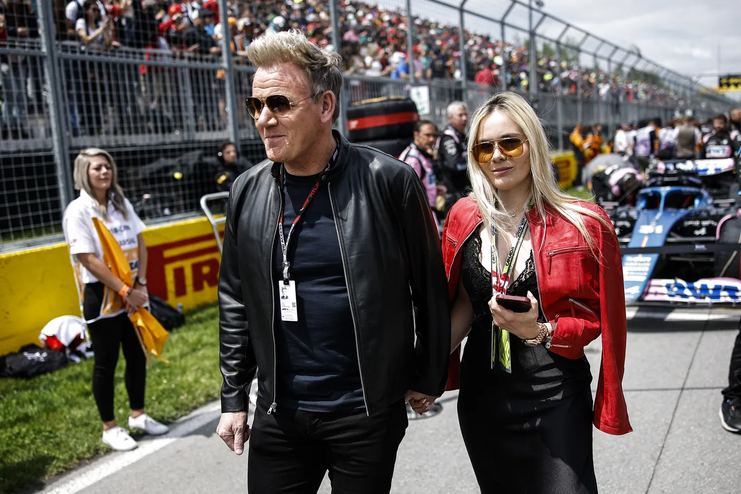 Gordon Ramsay koos abikaasa Cayetana Elizabeth Ramsayga 2023. aastal Kanada F1 etapil.