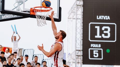 Nosaukti Latvijas 3x3 basketbola izlašu sastāvi startam Pasaules kausā