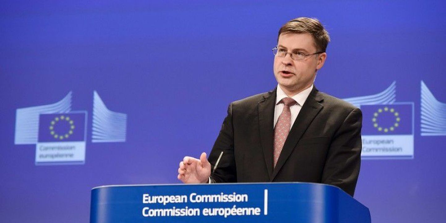Euroopa komisjoni asepresident Valdis Dombrovskis.