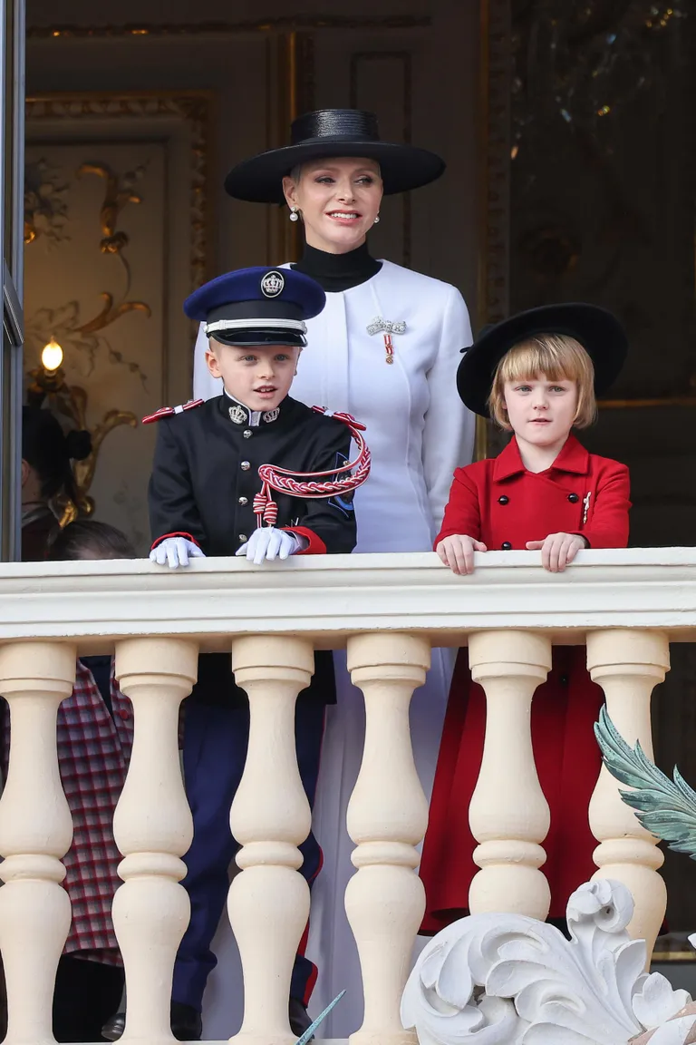 Printsess Charlene ja prints Jacques ning printsess Gabriella. Monaco.//03VULAURENT_1736073/Credit:LAURENT VU/SIPA/2211191744 FOTO: Laurent Vu/sipa