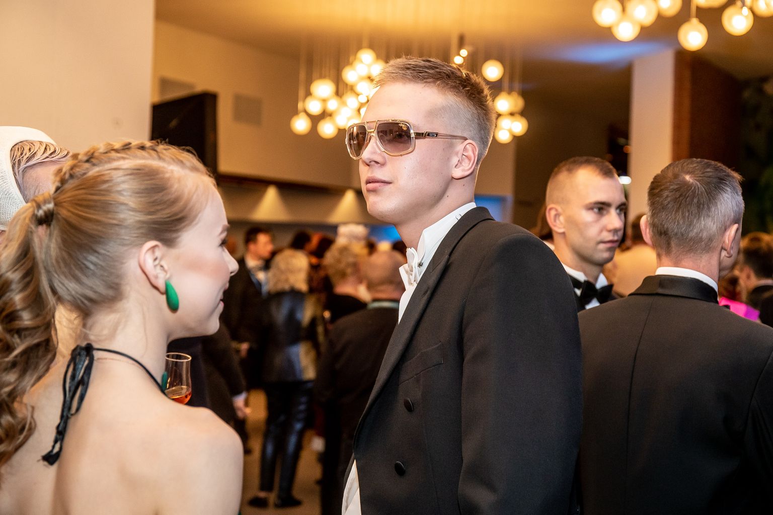 Presidendi vastuvõtt Ugalas.