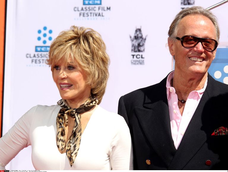 Jane Fonda koos oma venna, Peter Fondaga, 2013. aastal.