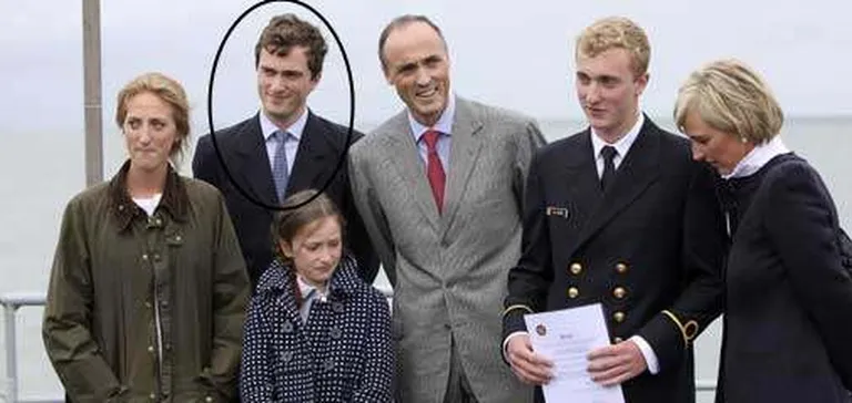 Beļģijas princis ar savu ģimeni 