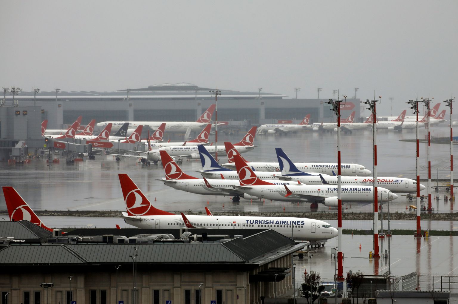 Аэропорт в Стамбуле.
