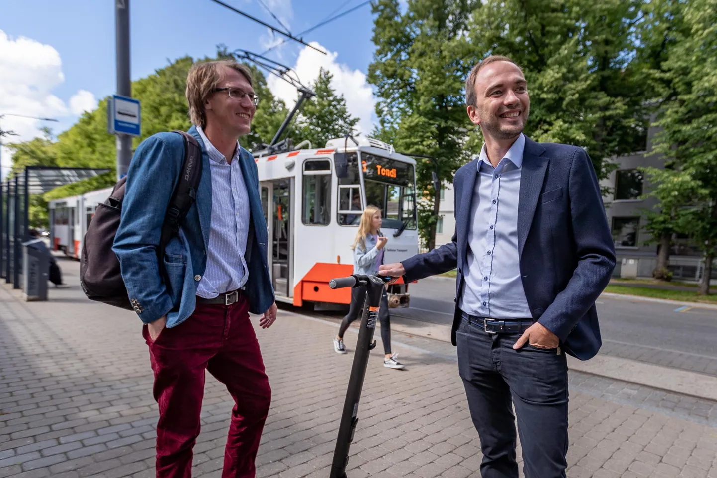 Mihkel Kübar (left) and Kaido Kukk.