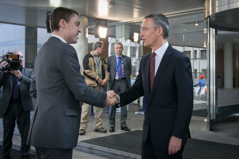 Peaminister Taavi Rõivas ja NATO peasekretär Jens Stoltenberg. Foto: Valitsuse kommunikatsiooniosakond