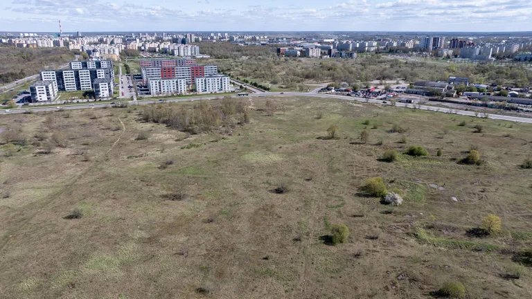 The plot allocated for the Tallinn hospital complex in Lasnamäe.