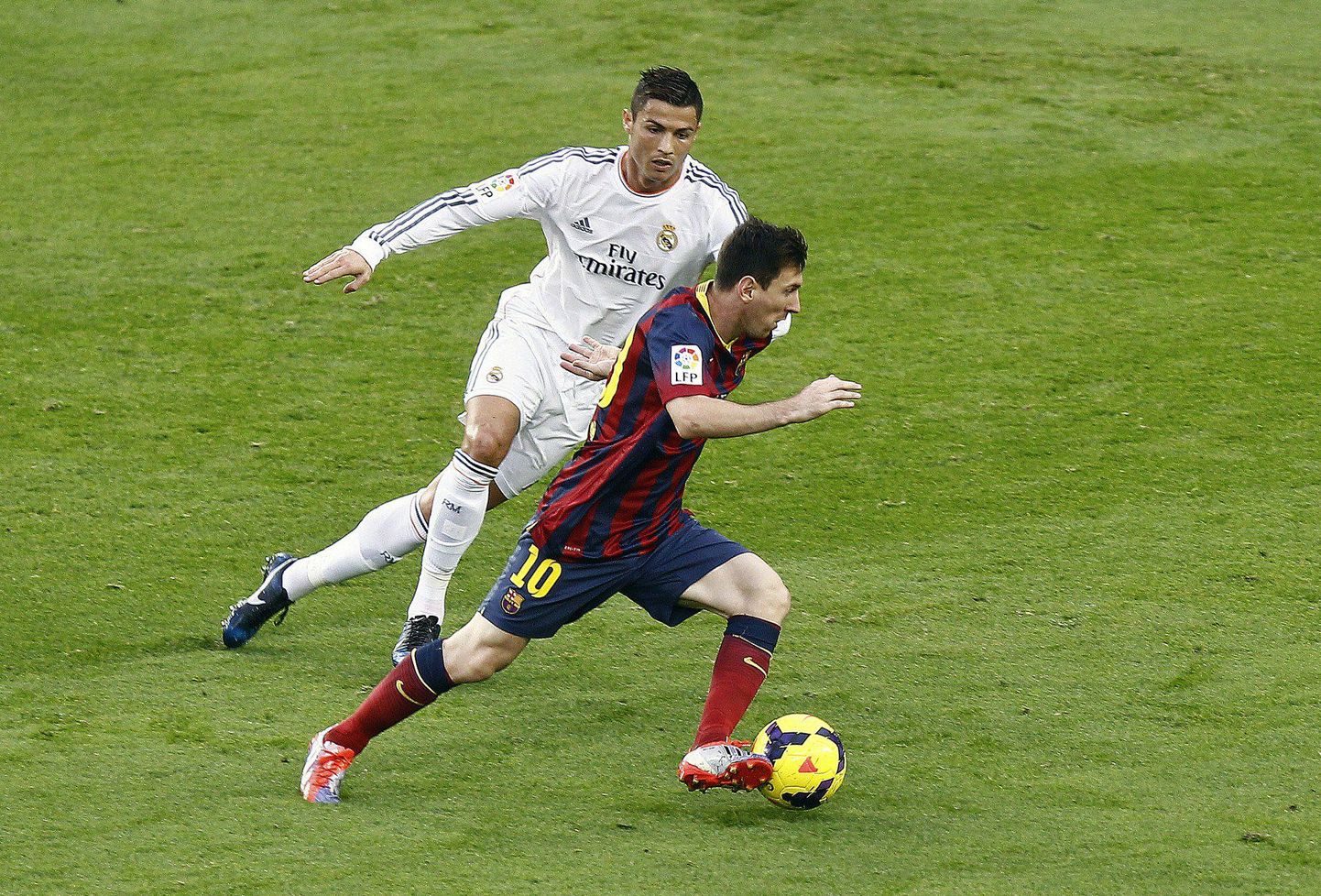 Cristiano Ronaldo ja Lionel Messi.