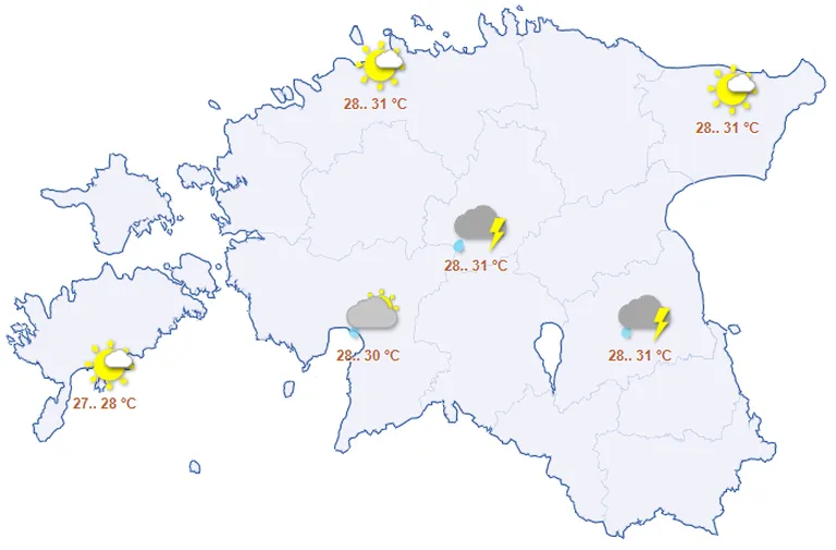 Ilm kolmapäeval