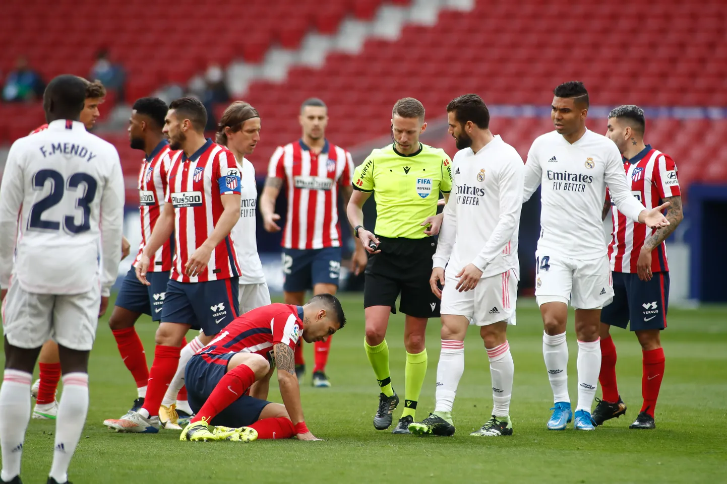 Madridi derbi lõppes 1:1 viigiga.