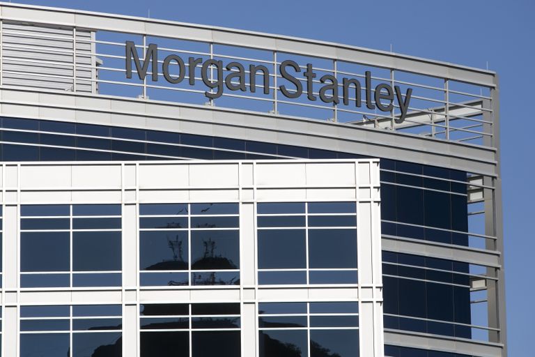 Логотип банковского холдинга Morgan Stanley