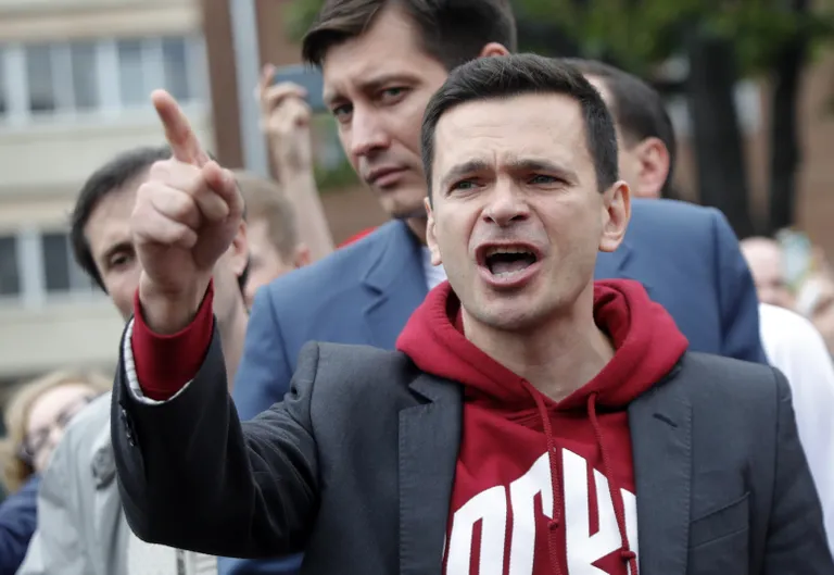 Оппозиционный политик Илья Яшин.