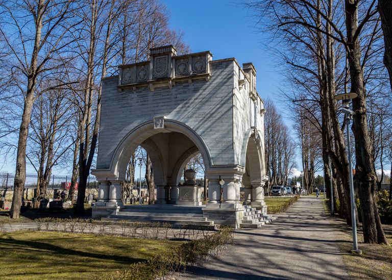Edgar Johan Kuusiku projekteeritud Vabadussõja mälestusehis. Foto: Mihkel Maripuu
