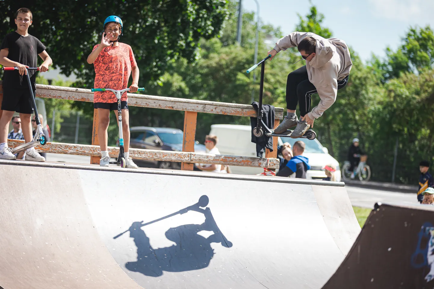 PÕHIKOHT: Rulatajate-ratturite põhiline enese arendamise paik on olnud Smuuli elurajooni skatepark, mille seisukord ei ole paraku kiita.