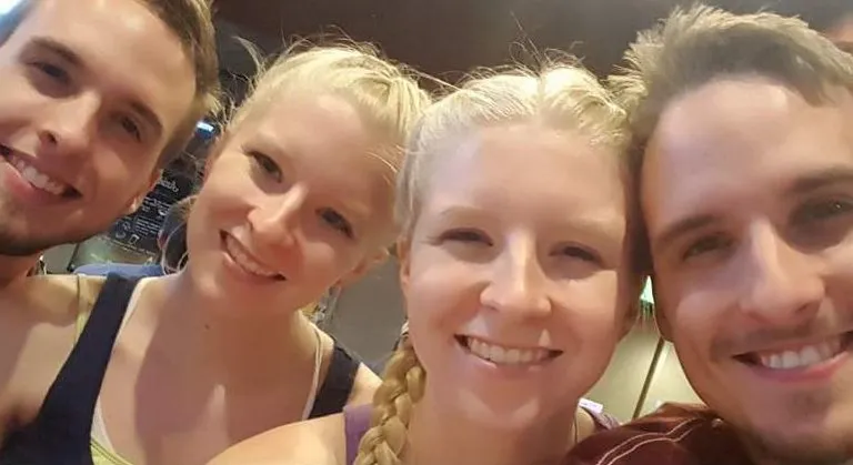 Vasakult: Nick Lewan ja Kassie Bevier ning Zack Lewan ja Krissie Bevier