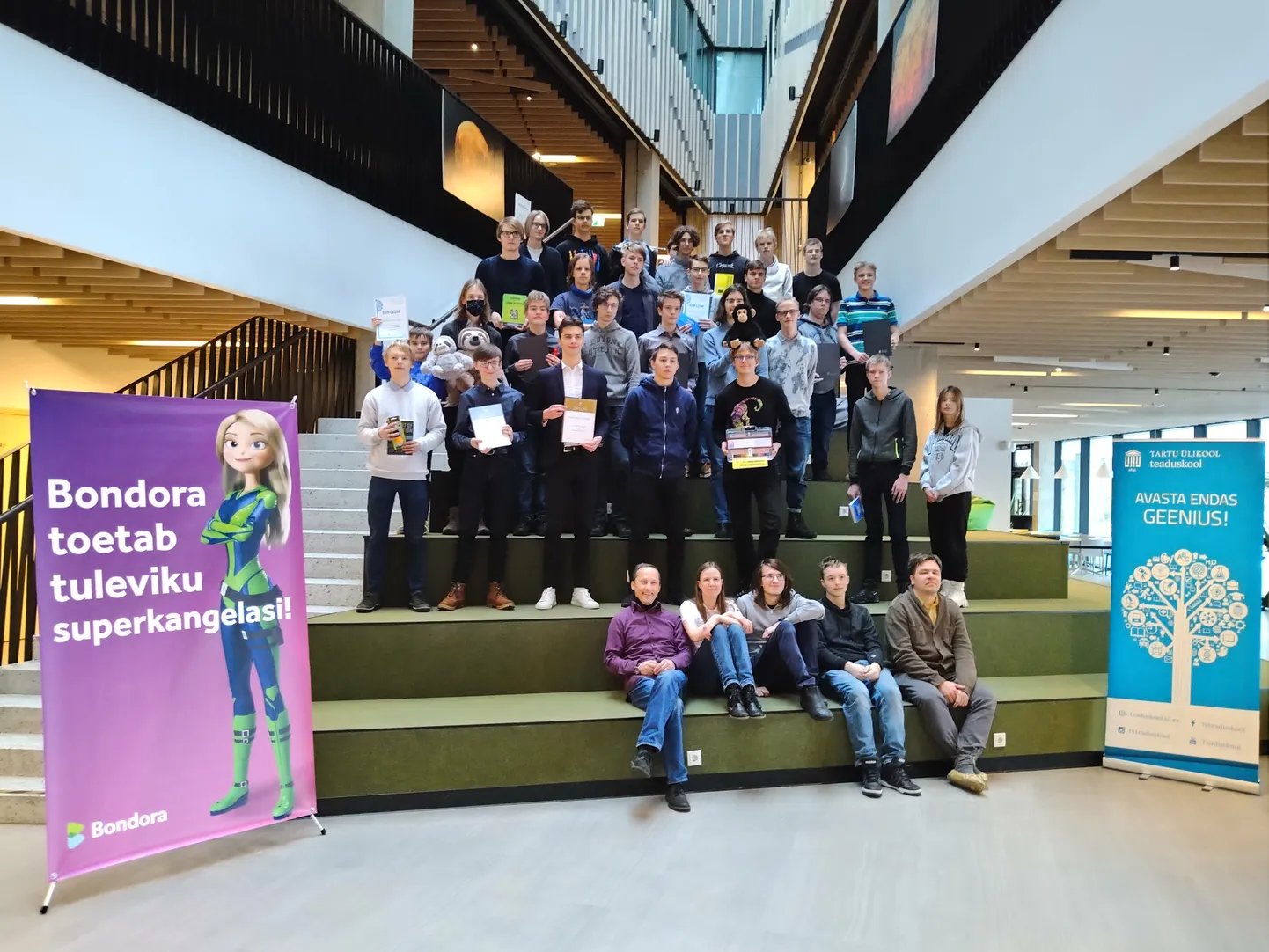 Olümpiaadi lõppvoorus osales 37 noort.