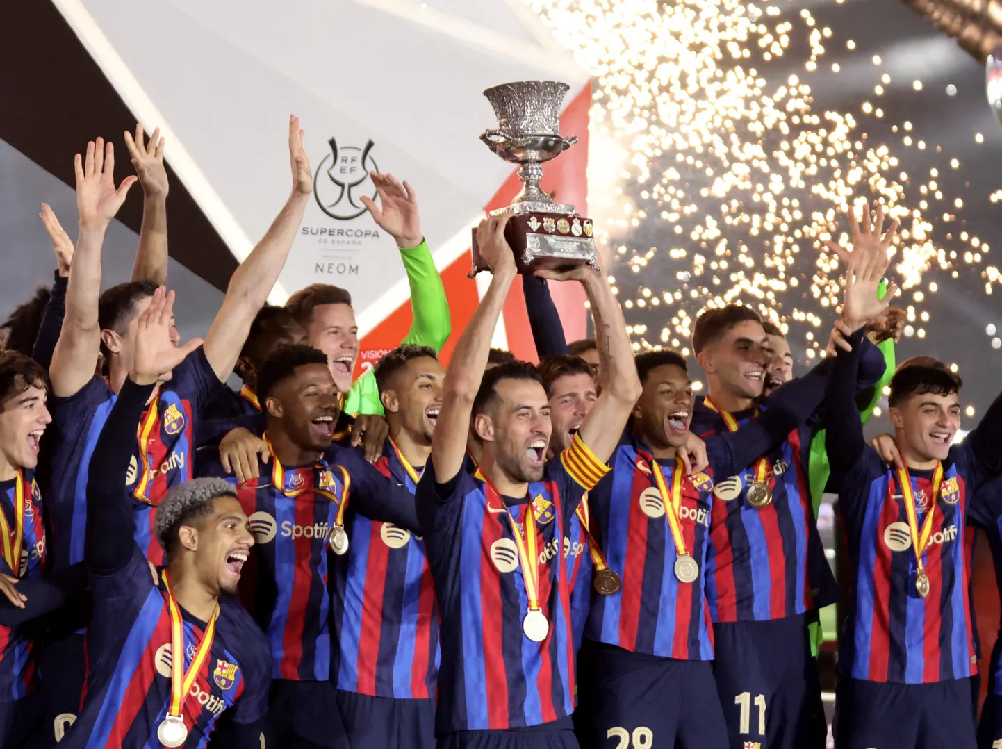 Hispaania superkarika võitis Barcelona.