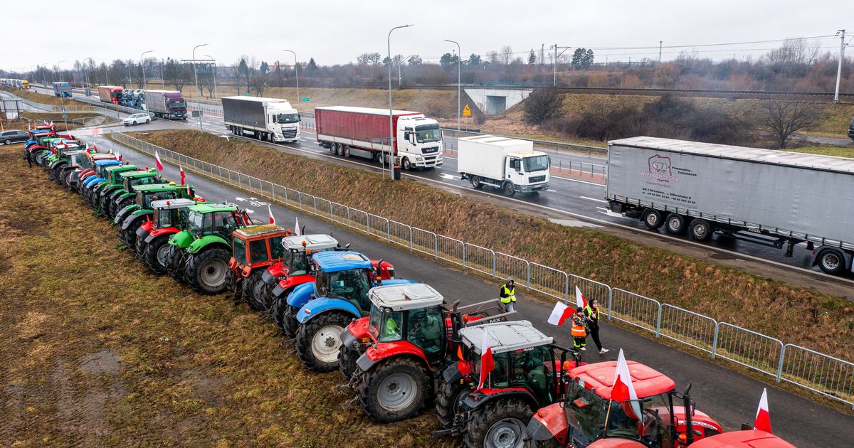 Poola talunikud tõkestasid taas Medyka piiripunkti