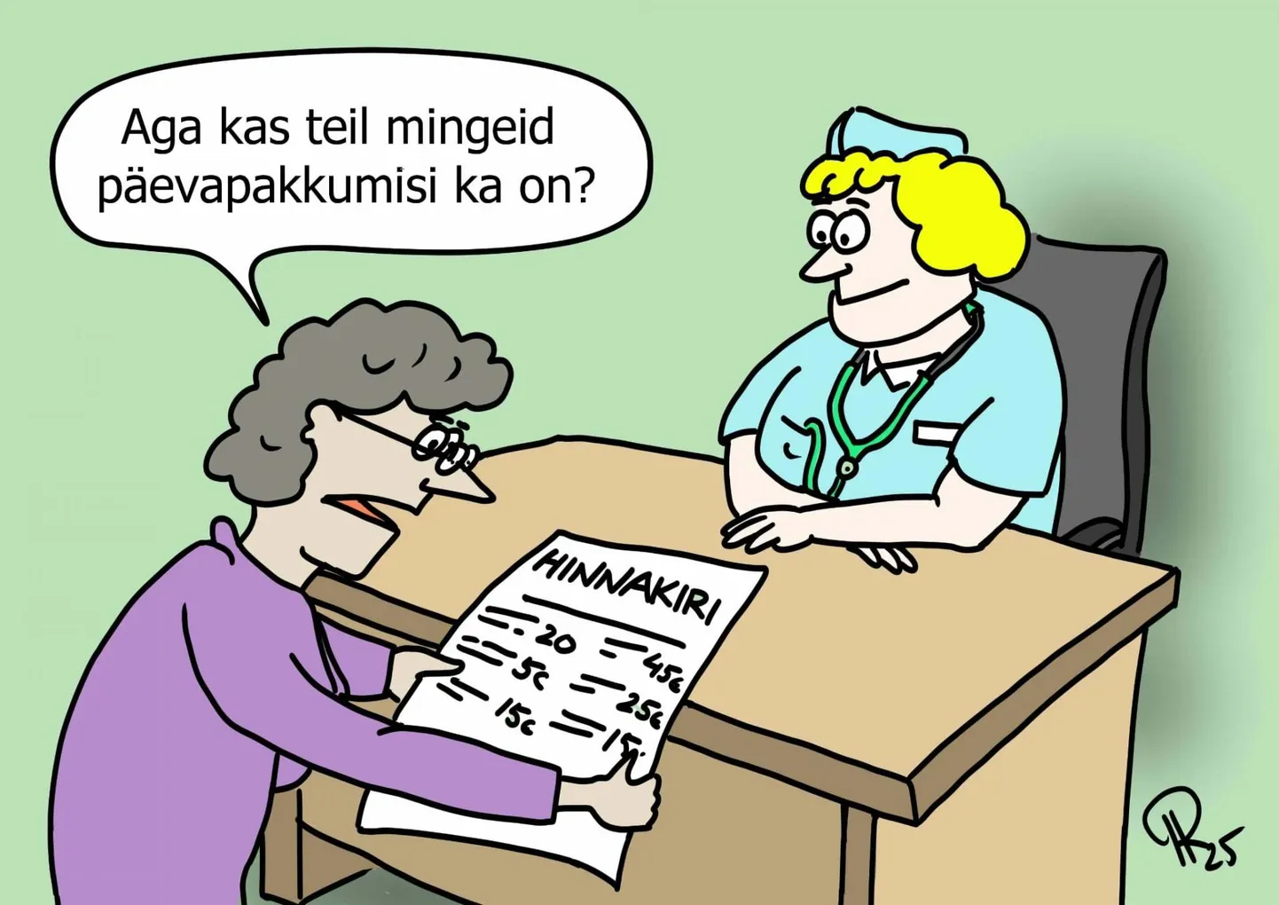 Priit Koppeli karikatuur