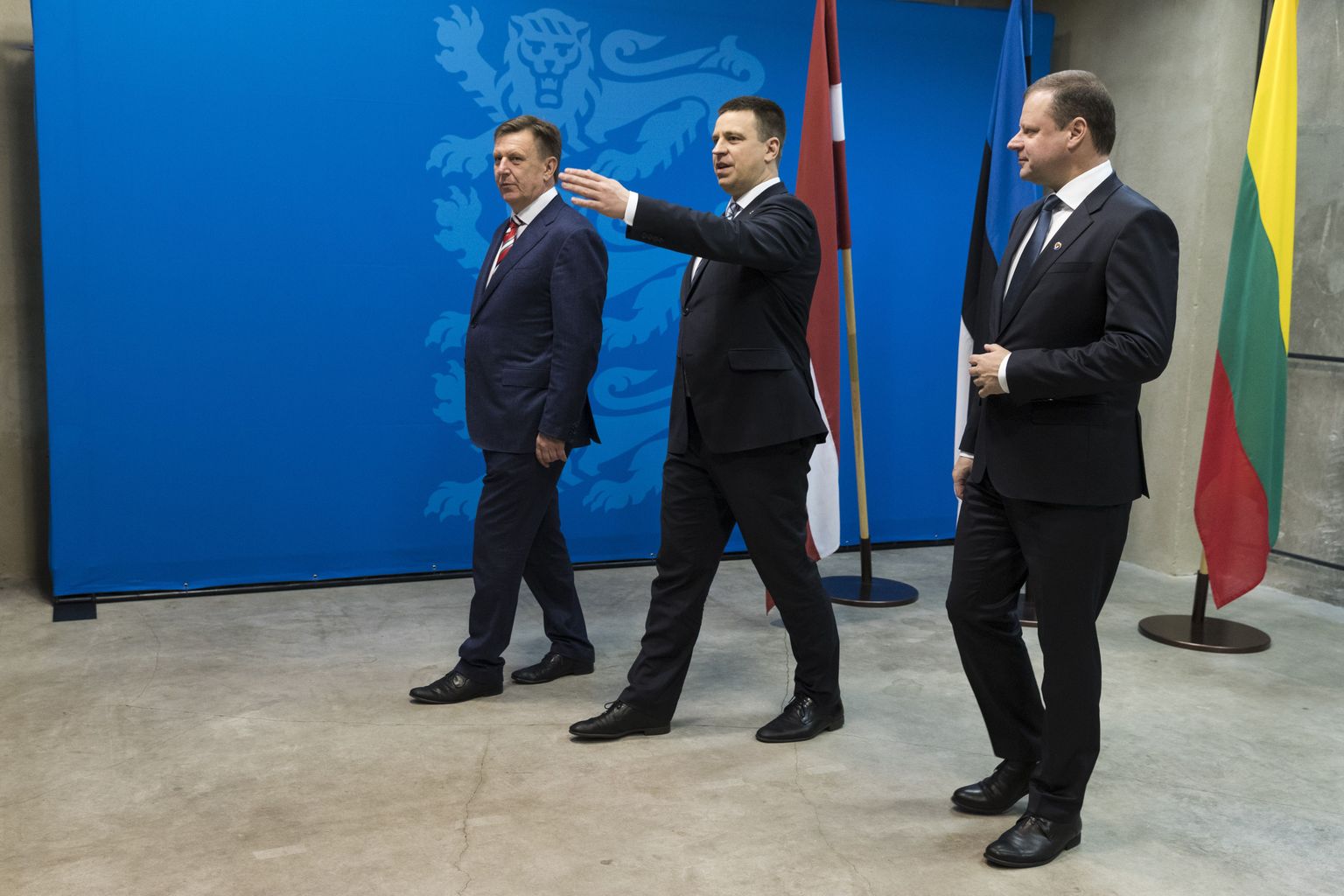 Läti peaminister Māris Kučinskis, Eesti peaminsiter Jüri Ratas, Leedu peaminister Saulius Skvernelis seisavad kindlalt Nord Stream 2 gaasijuhtme ehituse vastu.