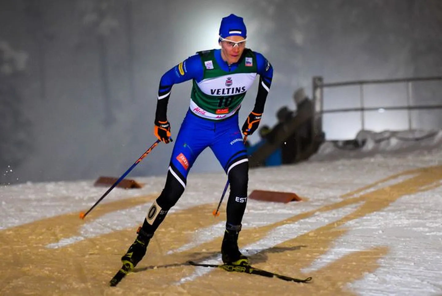 Kristjan Ilvesel oli täna suusarajal eilsest märksa raskem.