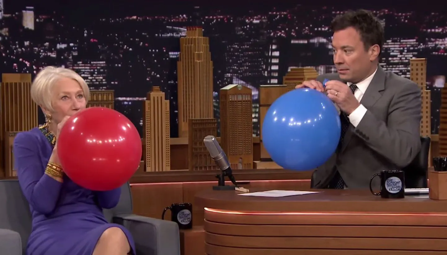 Helen Mirren ja Jimmy Fallon