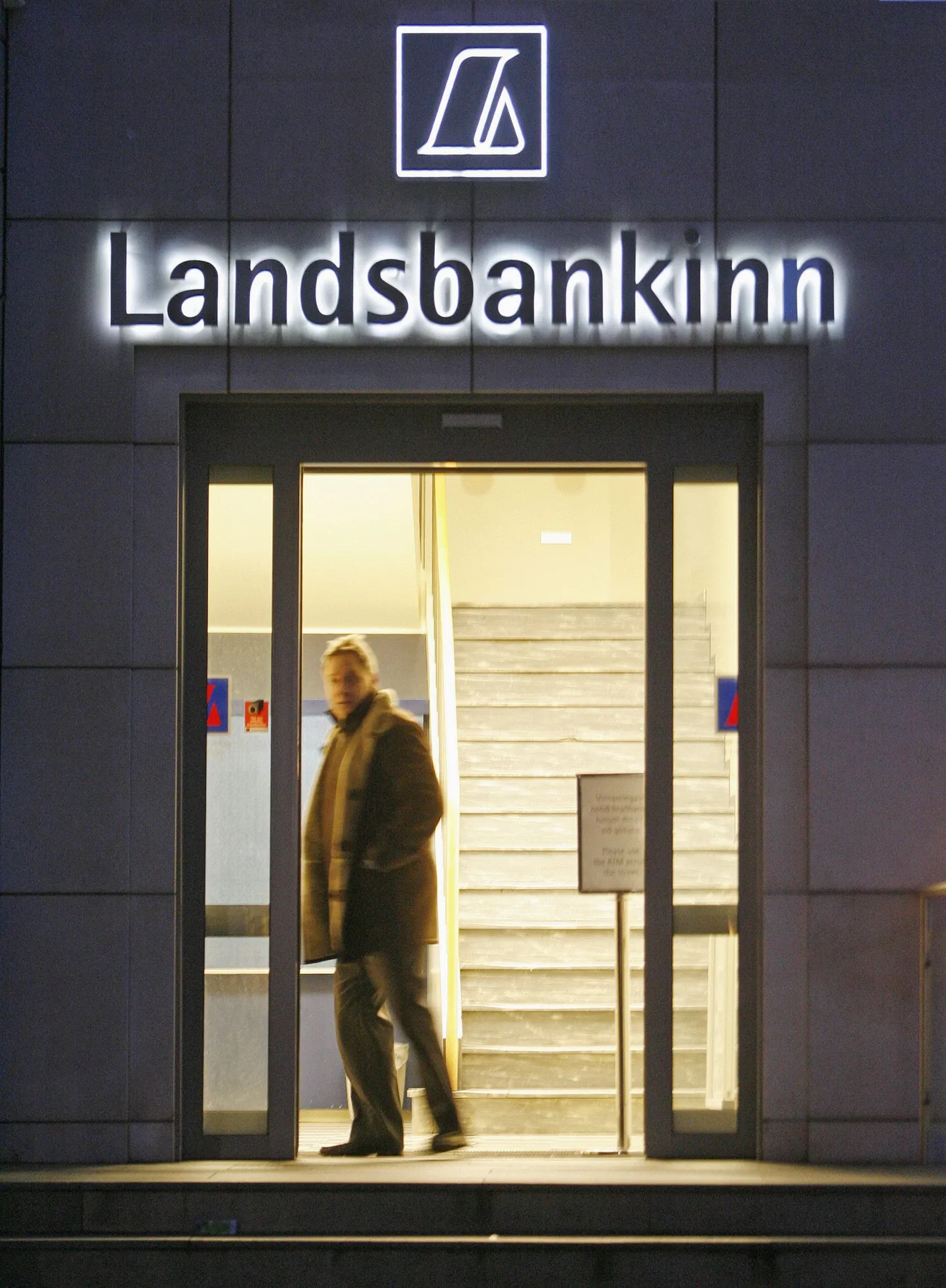 Landsbankinni pank Islandi pealinnas Reykjavikis