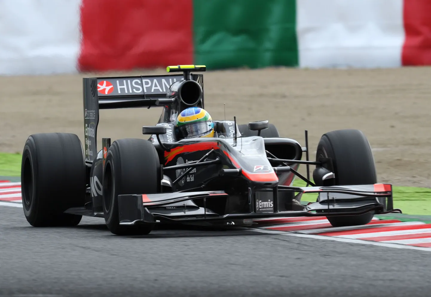 Hispania Racing Teami piloot Bruno Senna.