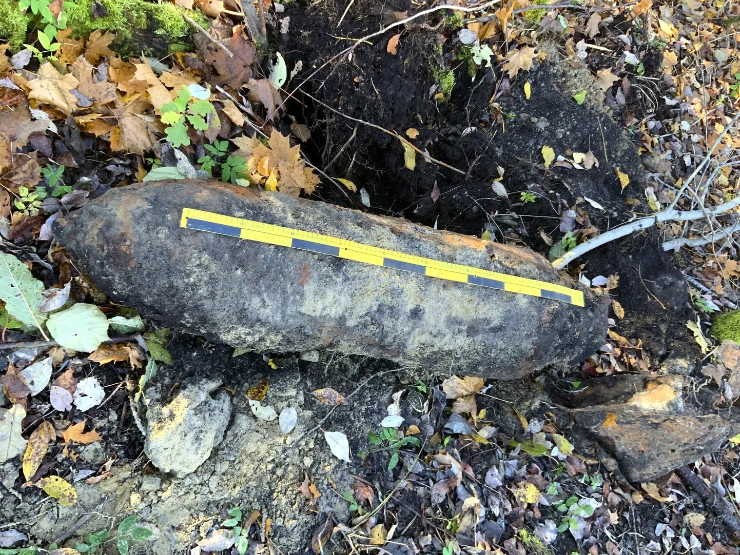 Narva-Jõesuust leitud lennukipomm.