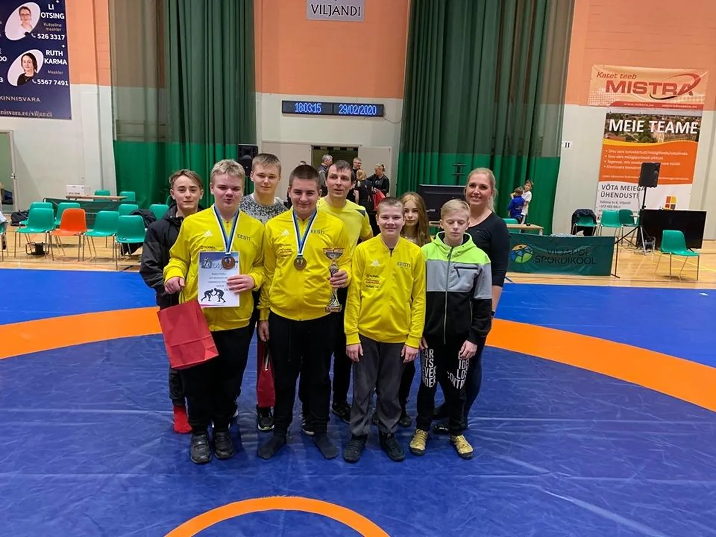 SK Caaro matimehed tõid Viljandist neli medalit.
