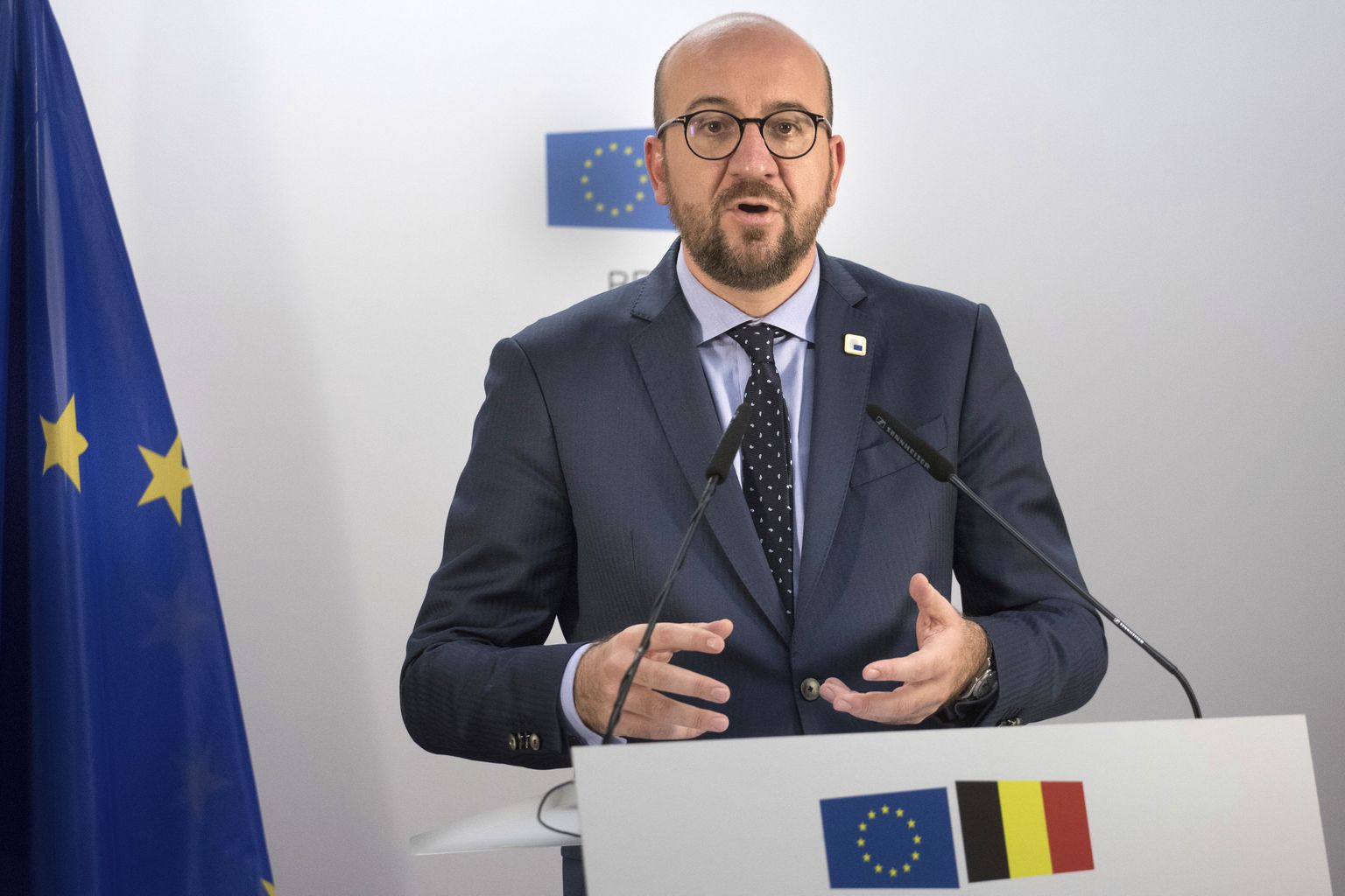 Belgia peaminister Charles Michel.