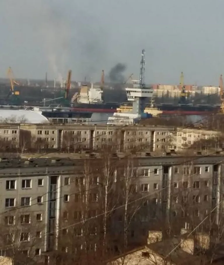 Вид на порт в Вецмилгрависе
