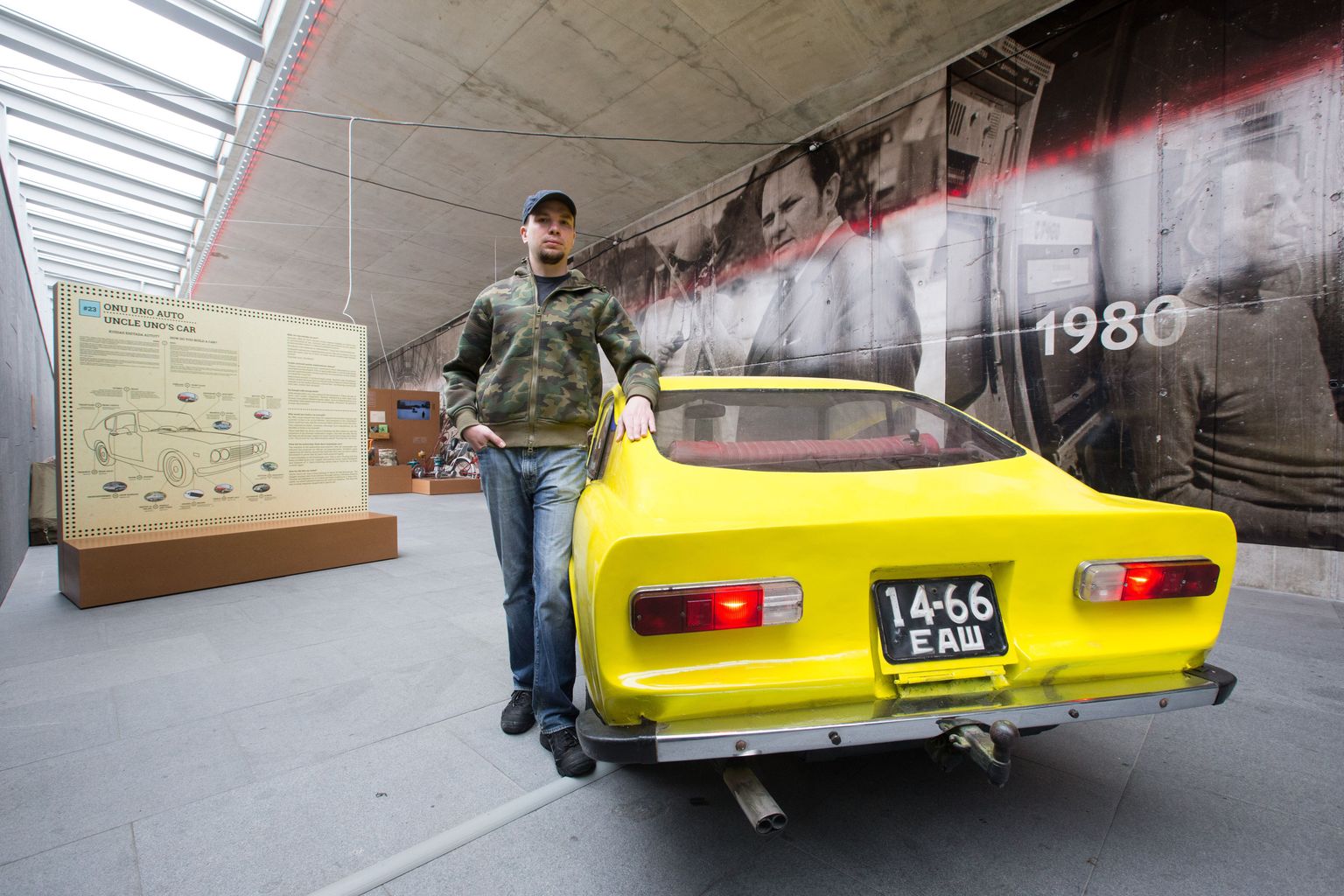 Näituse kõige suurem eksponaat: isevalmistatud auto Pisuhänd, mis kasutab Moskvitši, Žiguli, ZAZi ja GAZi agregaate. Selle masinaga sõitis ehitaja suurel kodumaal reisides läbi üle 50 000 kilomeetri. Muu hulgas jõuti ka Musta mere äärde.