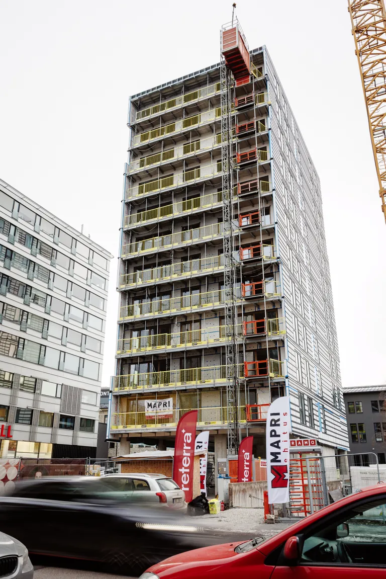 Kõrghoone on praegu veel ehitamisel.