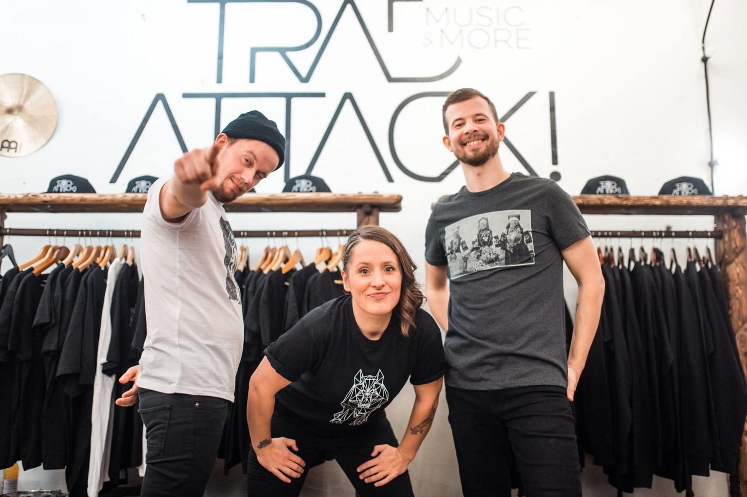 Trad.Attack! koosseisus (vasakult) Tõnu Tubli, Sandra Vabarna ja Jalmar Vabarna.