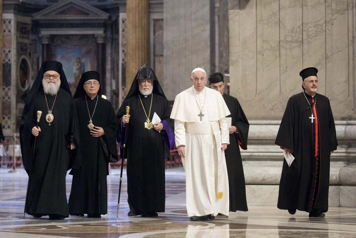 Paavst Franciscus. Pilt on illustreeriv.