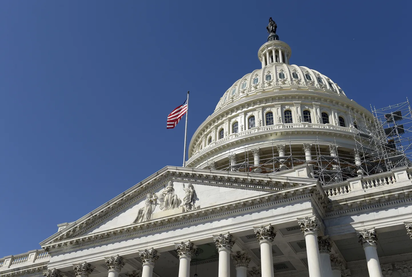 Kapitooliumi hoone, kus toimuvad USA senati ja esindajatekoja istungid.