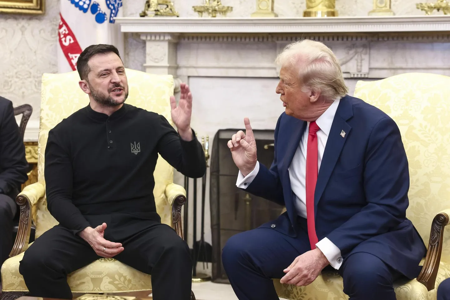 Президент Украины Владимир Зеленский и президент США Дональд Трамп.