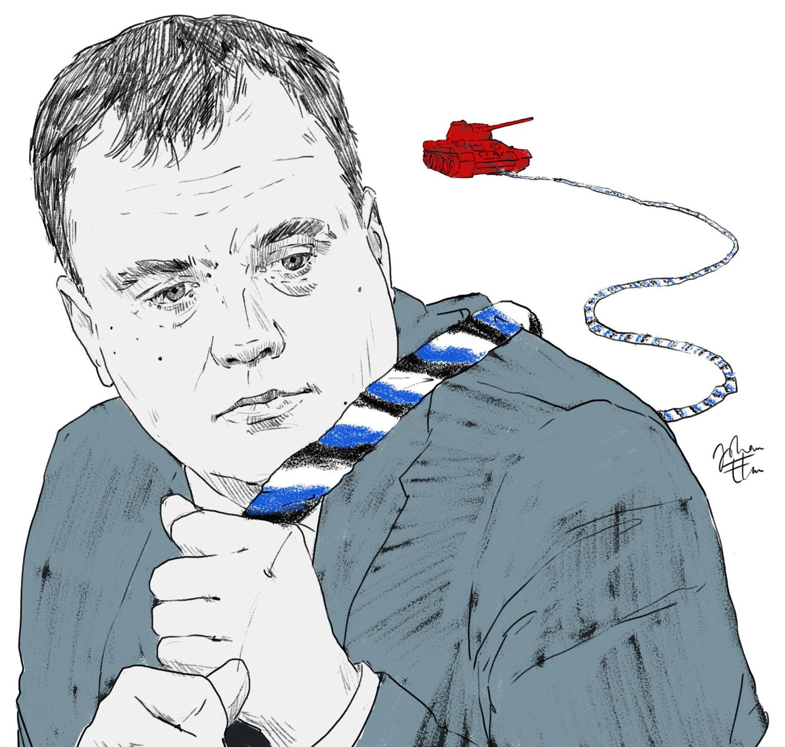 Punamonumentide töörühma juht Asko Kivinuk.