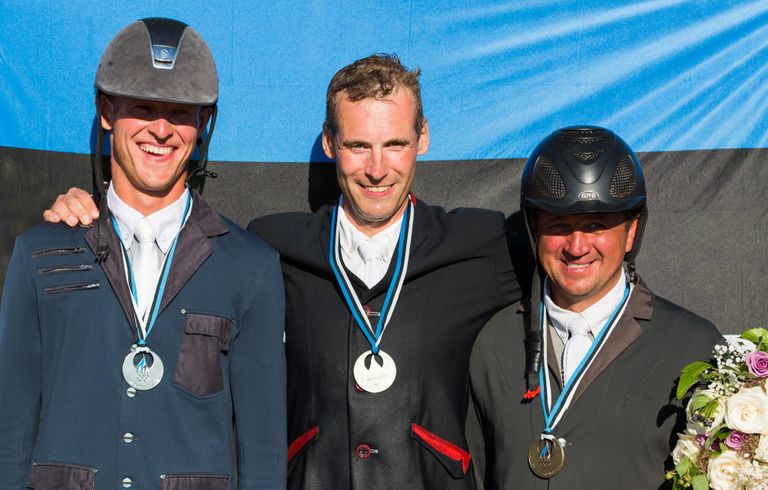 EMV medalikolmik: Kullo Kender (hõbe), Paul Argus (kuld), Andres Udeküll (pronks).