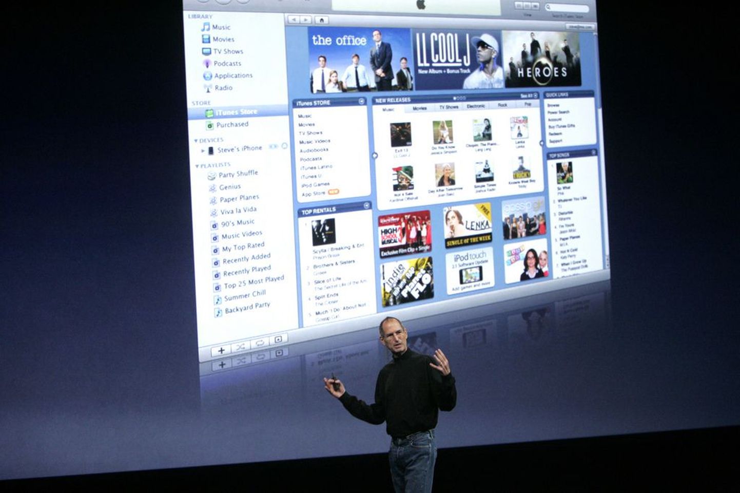 Steve Jobs kõneleb iTunesist.