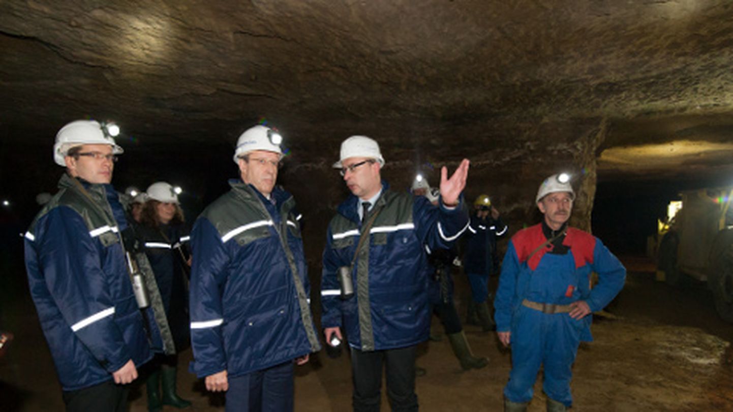 Presidendi teejuhiks Ojamaa kaevanduse käikudes oli eile VKG Kaevanduse juhatuse liige Margus Kottise.