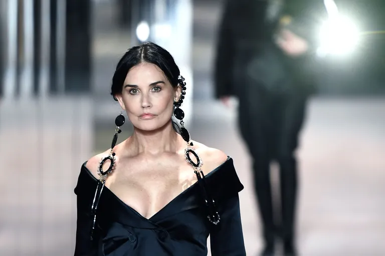 Demi Moore Pariisi moenädalal 27. jaanuaril.