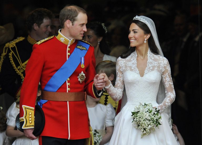 Briti prints William ja Catherine Middleton oma pulmapäeval